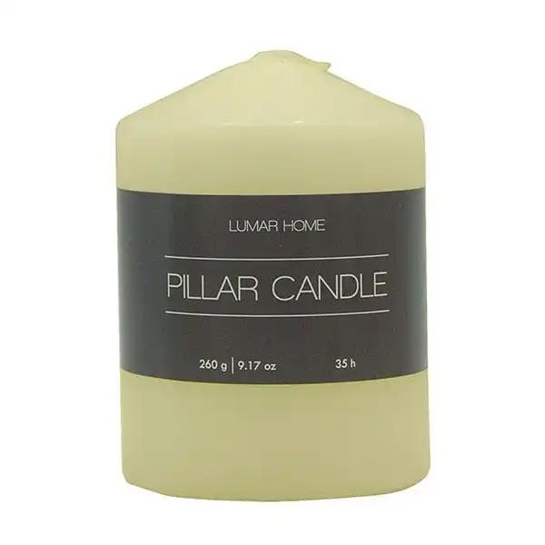 Pillar Candle Crema 260Gr - LUMAR HOME - Comparador de precios