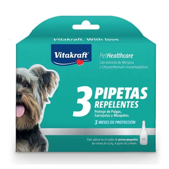 Pipeta Stop Parásitos Protección 3 Meses 2 ml - Vitakraft - Comparador de precios