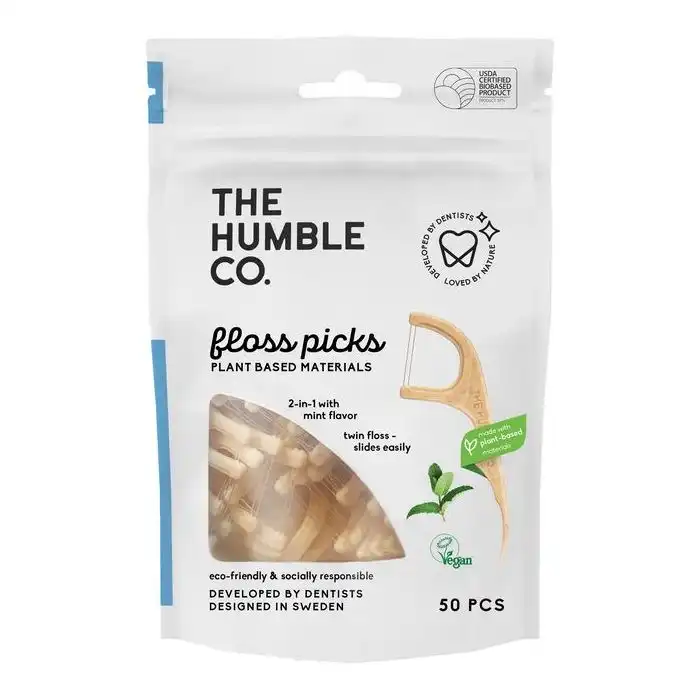 Púas Hilo Dental a Base de Plantas - The Humble Co. - Comparador de precios