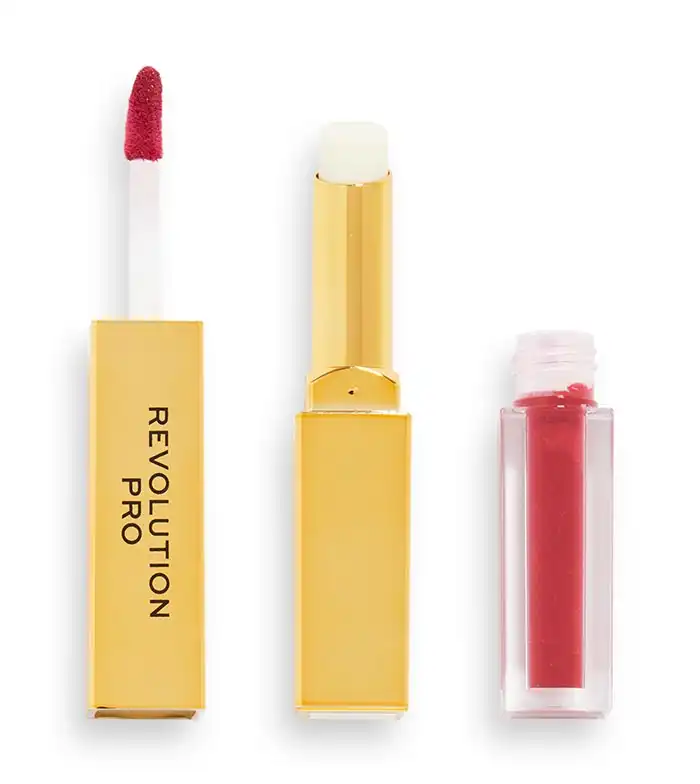 Revolution Pro - Dúo de labial líquido + bálsamo Supreme Stay 24HR - Stiletto - REVOLUTION PRO - Comparador de precios