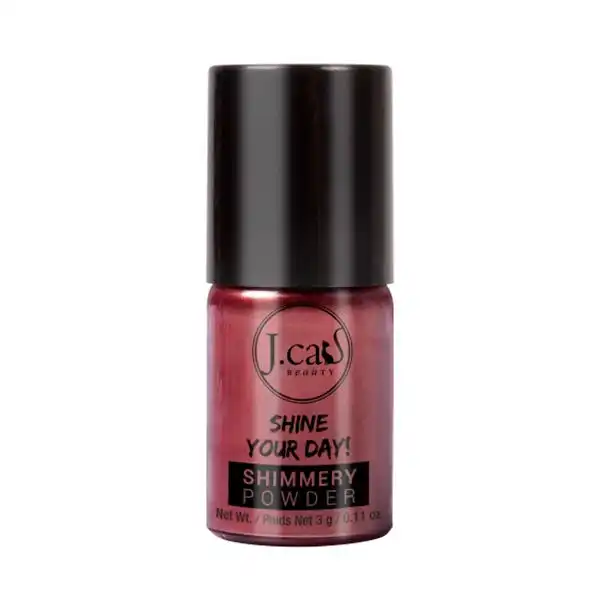 Shine Your Day Shimmery Powder Auburn Red - J.CAT - Comparador de precios