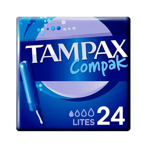 Tampax Compak Lites 24 - Tampax - Comparador de precios