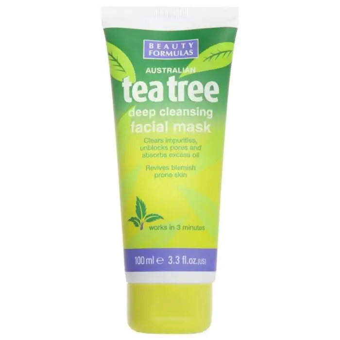 Tea Tree Facial Mask 100 ml - Beauty Formulas - Comparador de precios