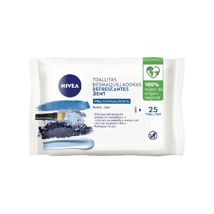Toallitas Desmaquillantes Refrescantes 3en1 Piel Normal/Mixta - Nivea - Comparador de precios