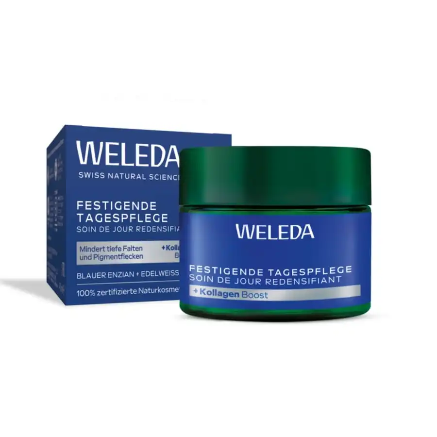 Weleda - Blauer Cuidado de día reafirmante Genciana y Edelweiss Cremas de día 40 ml unisex - Weleda - Comparador de precios