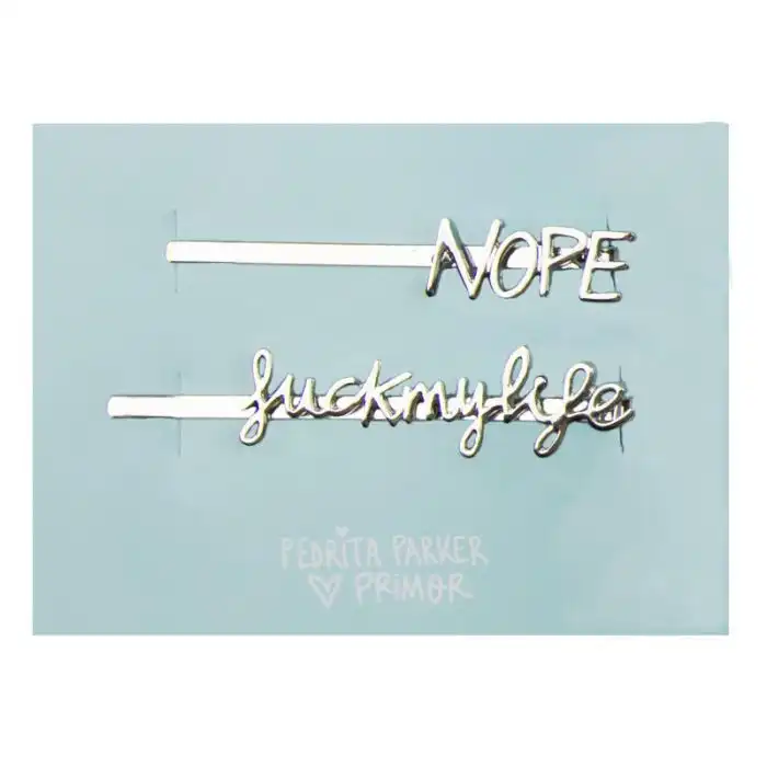 ¡25% DTO! Set 2 Horquillas Nope - Pedrita Parker - Comparador de precios