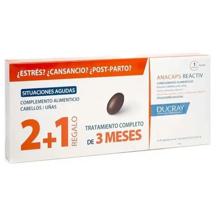 Anacaps Reactive Cápsulas - Ducray - Comparador de precios