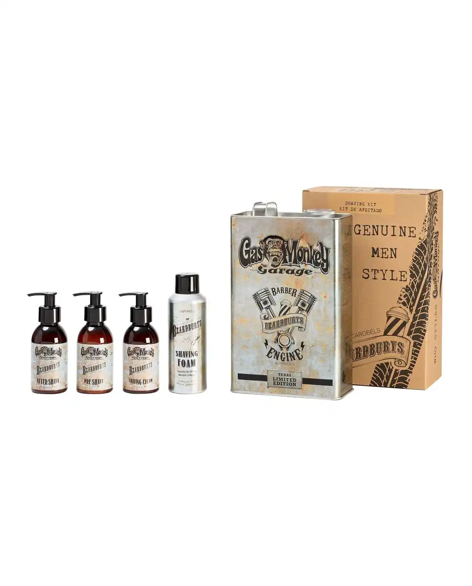 Beardburys - Estuche De Regalo Rutina De Afeitado & Gas Monkey - Beardburys - Comparador de precios