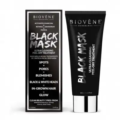 BIOVENE Mascarilla Facial de Carbón Activado Peel-Off, 100 ml - Biovene - Comparador de precios
