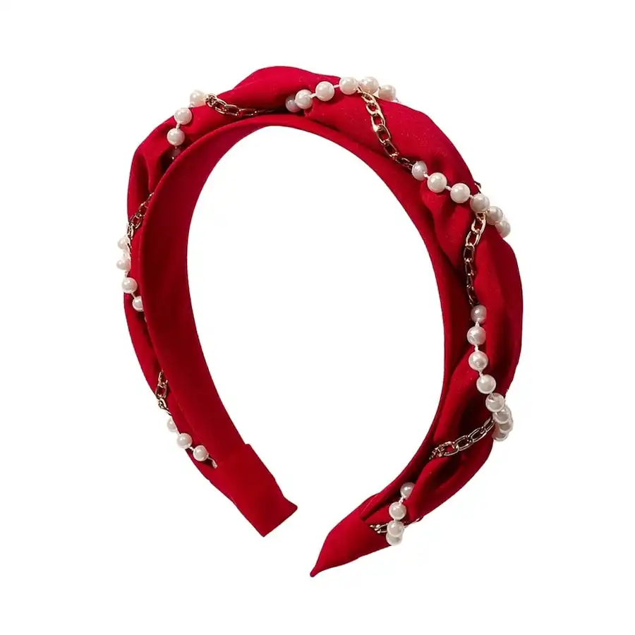 Chris Rubin - Diadema Kiko Cintas y diademas 1 pieces Rojo oscuro female - Chris Rubin - Comparador de precios