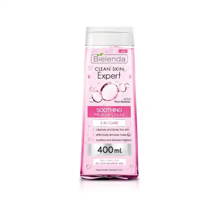 Clean Skin Expert Agua Micelar Calmante 3 en 1 - Bielenda - Comparador de precios