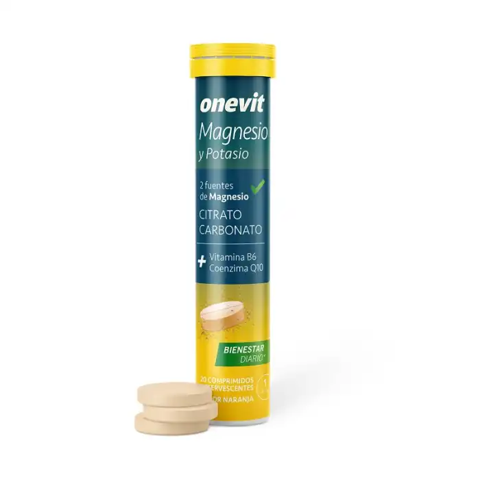 Comprimidos Magnesio + Potasio, Vitamina B6 y CoQ10 - ONEVIT - Comparador de precios