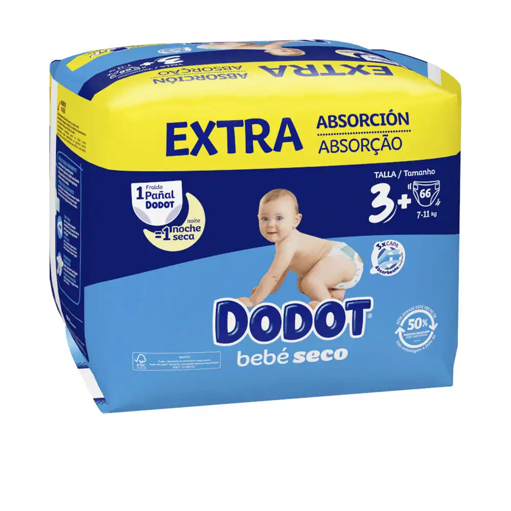 Dodot Etapas Extra talla 3 pañales 7-11 kg  66 u - Dodot - Comparador de precios