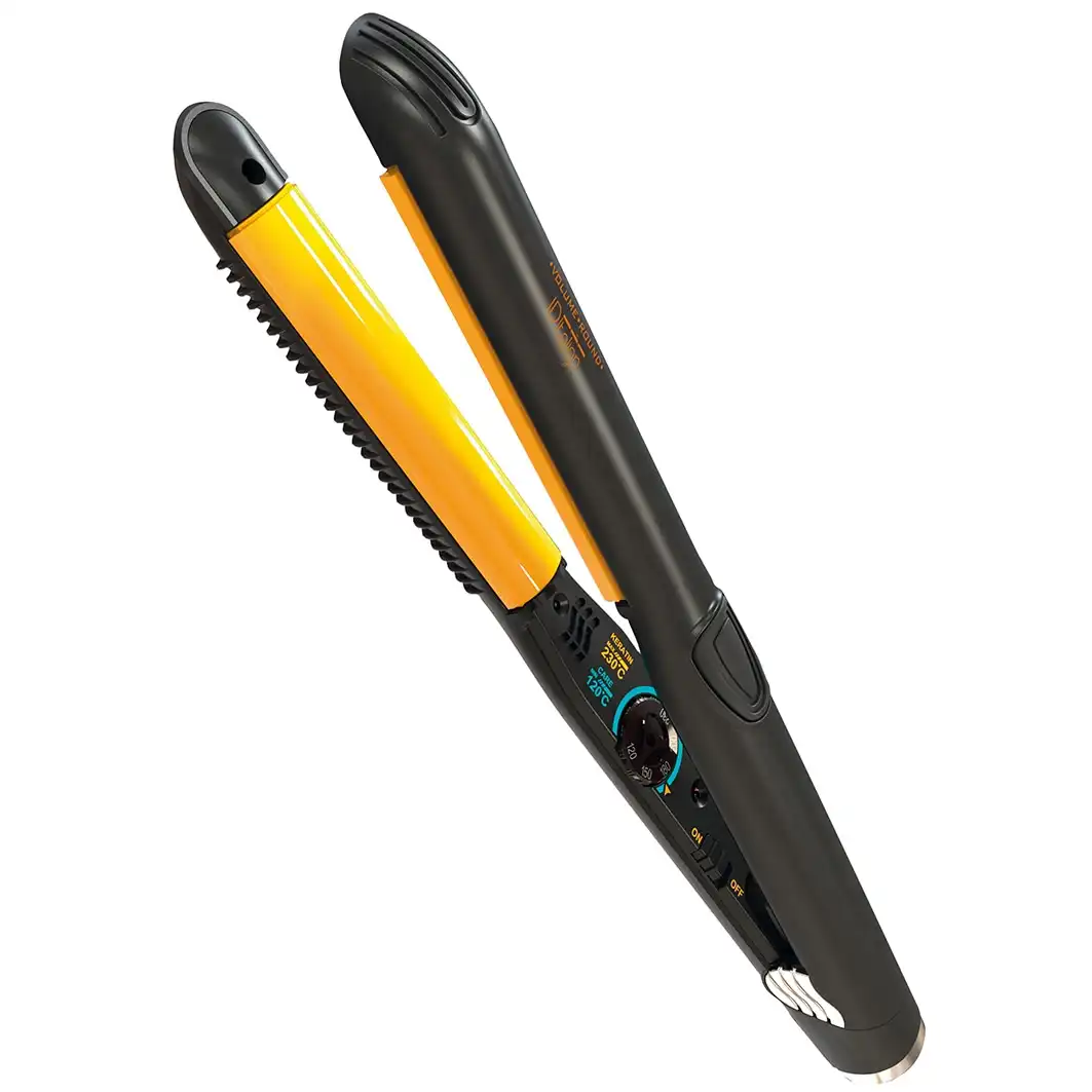 Electrical Items Plancha Redonda Volumen Gold Styler Plancha de cabello - Italian Design - Comparador de precios