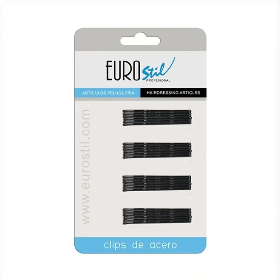 Eurostil Cartón 24 Clips Ondulados Negro Pequeña 5 Cm 1 UN 1.0 pieces - Eurostil - Comparador de precios