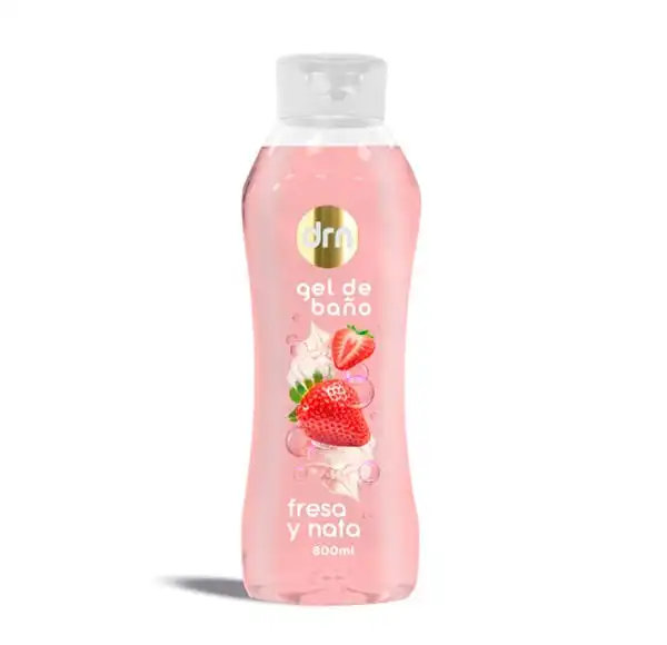 Gel De Baño Fresa Y Nata - DRN - Comparador de precios