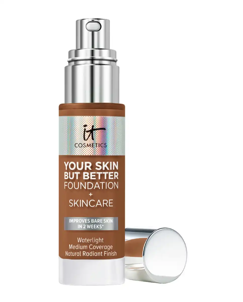 IT Cosmetics - Base De Maquillaje Cobertura Media Your Skin But Better Foundation + Skincare - IT Cosmetics - Comparador de precios