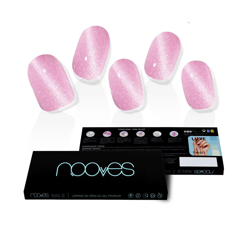 Láminas De Uñas De Gel afrodita premium glam #cat eye - Nooves - Comparador de precios