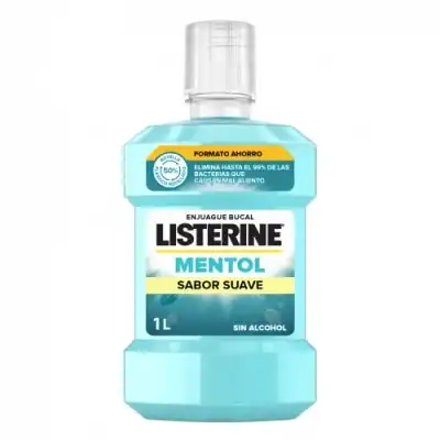 Listerine Listerine Enjuague Bucal Mentol Sabor Suave , 1000 ml - Listerine - Comparador de precios