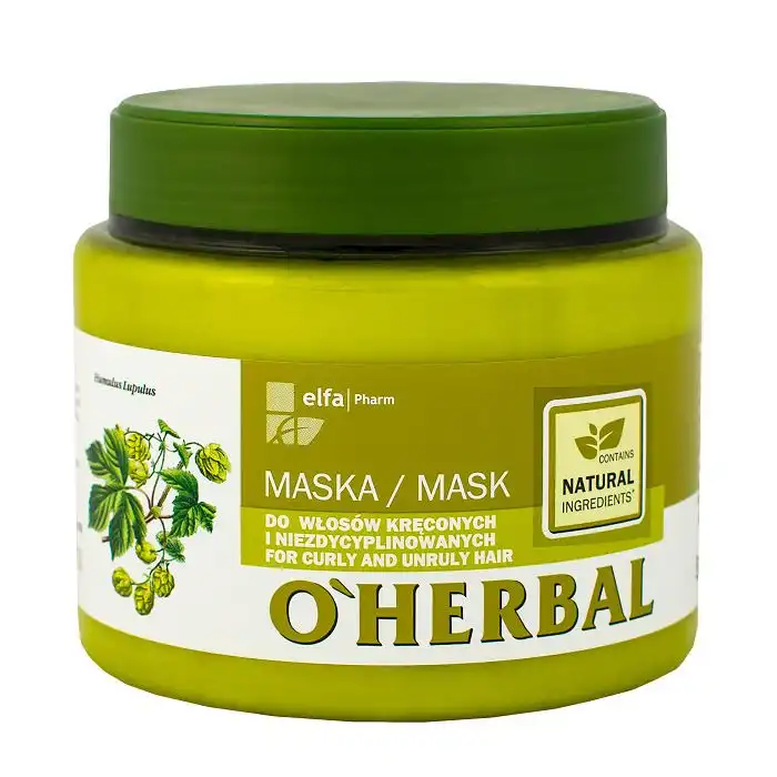 Mascarilla para Cabello Rizado y Rebelde 500 ml - O`Herbal - Comparador de precios