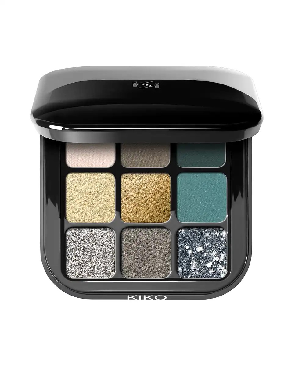 Paleta De Sombras New Glamour Multi Finish Eyeshadow Palette Kiko Milano 06 Green Vibes - Kiko Milano - Comparador de precios