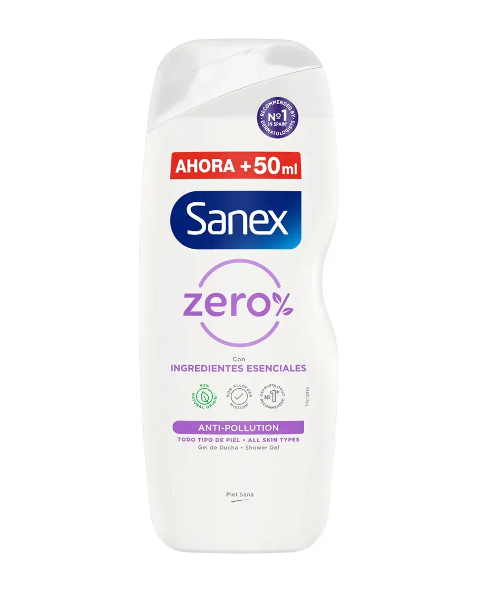 Sanex - Gel De Ducha Zero Anti Polución - Sanex - Comparador de precios