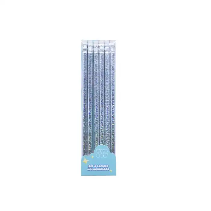 Set 6 Lápices Holográficos - Woo oow - Comparador de precios