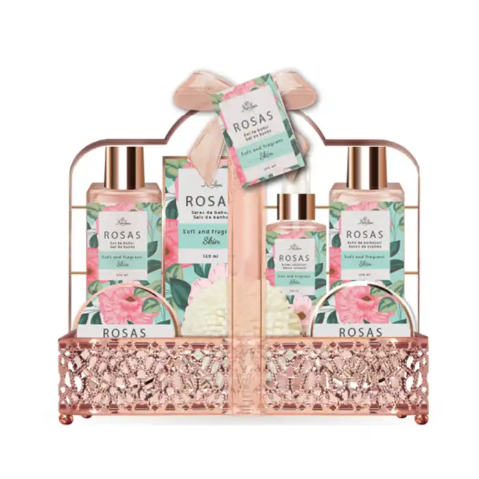 Set de Baño Rosas 780 ml  Shausa - SHAUSA - Comparador de precios