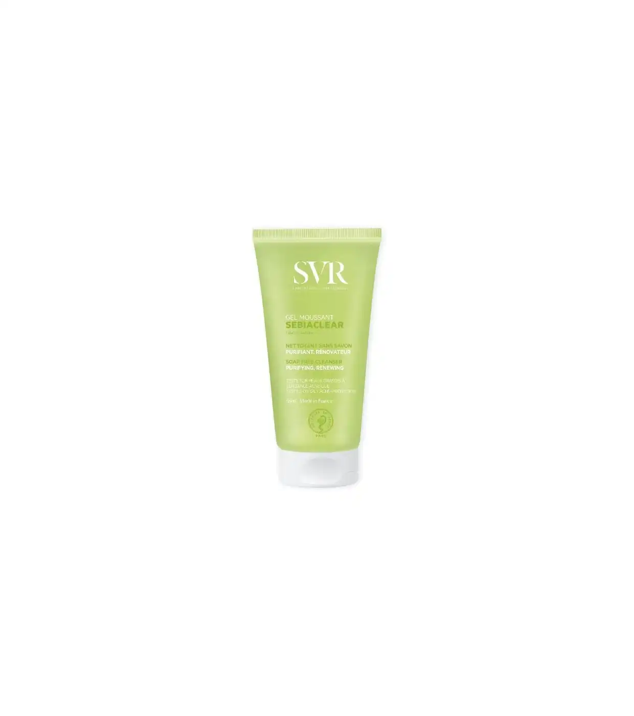 SVR - *Sebiaclear* - Limpiador espumoso purificante y desincrustante para rostro y cuerpo 55ml - Pieles sensibles, mixtas a grasas - Svr - Comparador de precios