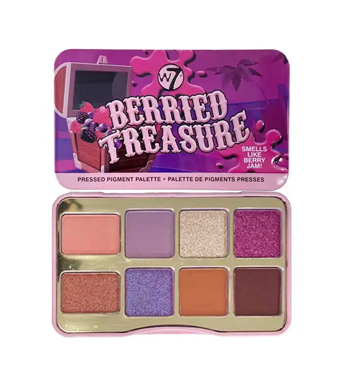 W7 - Mini paleta de pigmentos prensados Berried Treasure - Aroma mermelada de bayas - W7 - Comparador de precios