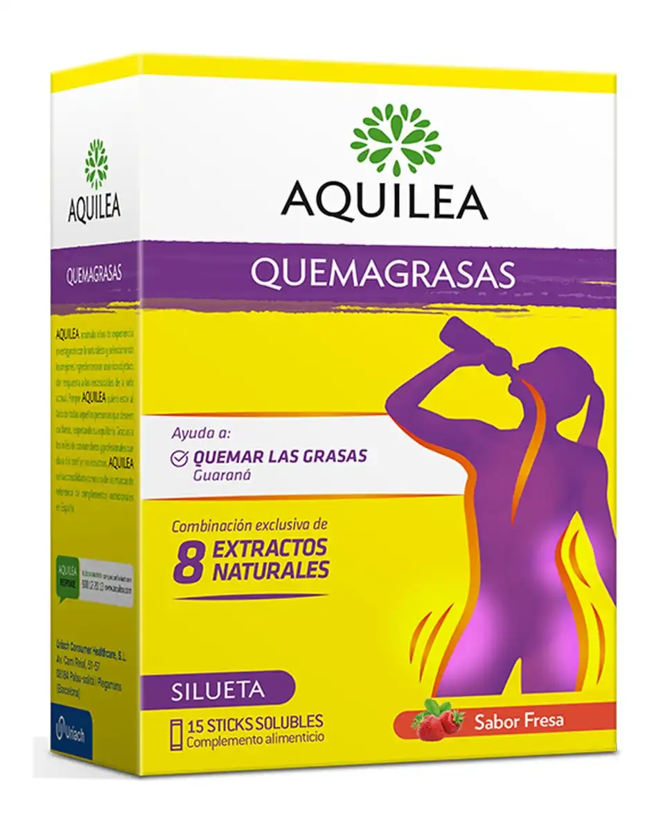 Aquilea - 15 Sticks Bebibles Quemagrasas - Aquilea - Comparador de precios