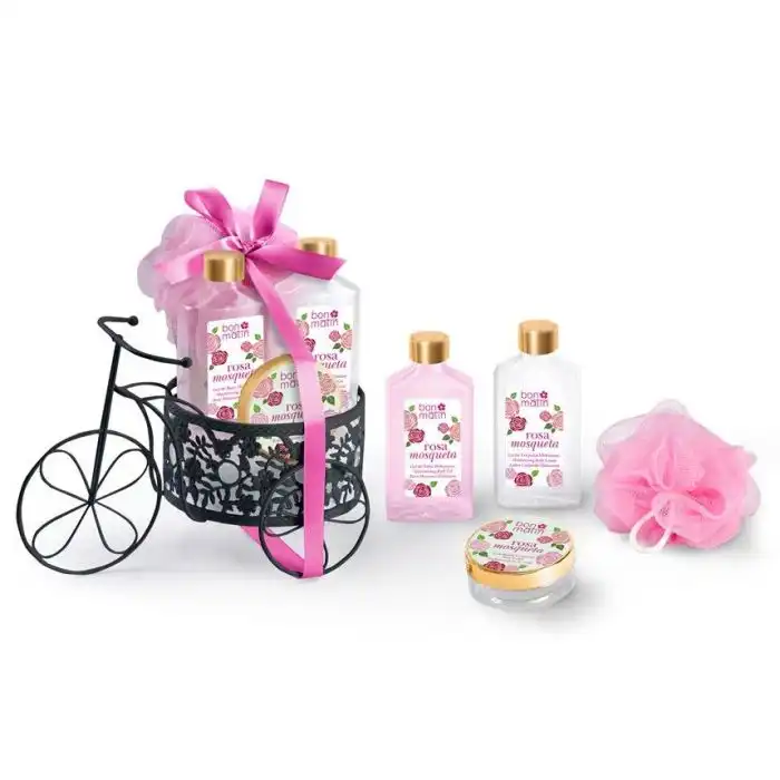 Bon Matin Cesta de Baño Triciclo Rosa Mosqueta - LORENAY - Comparador de precios
