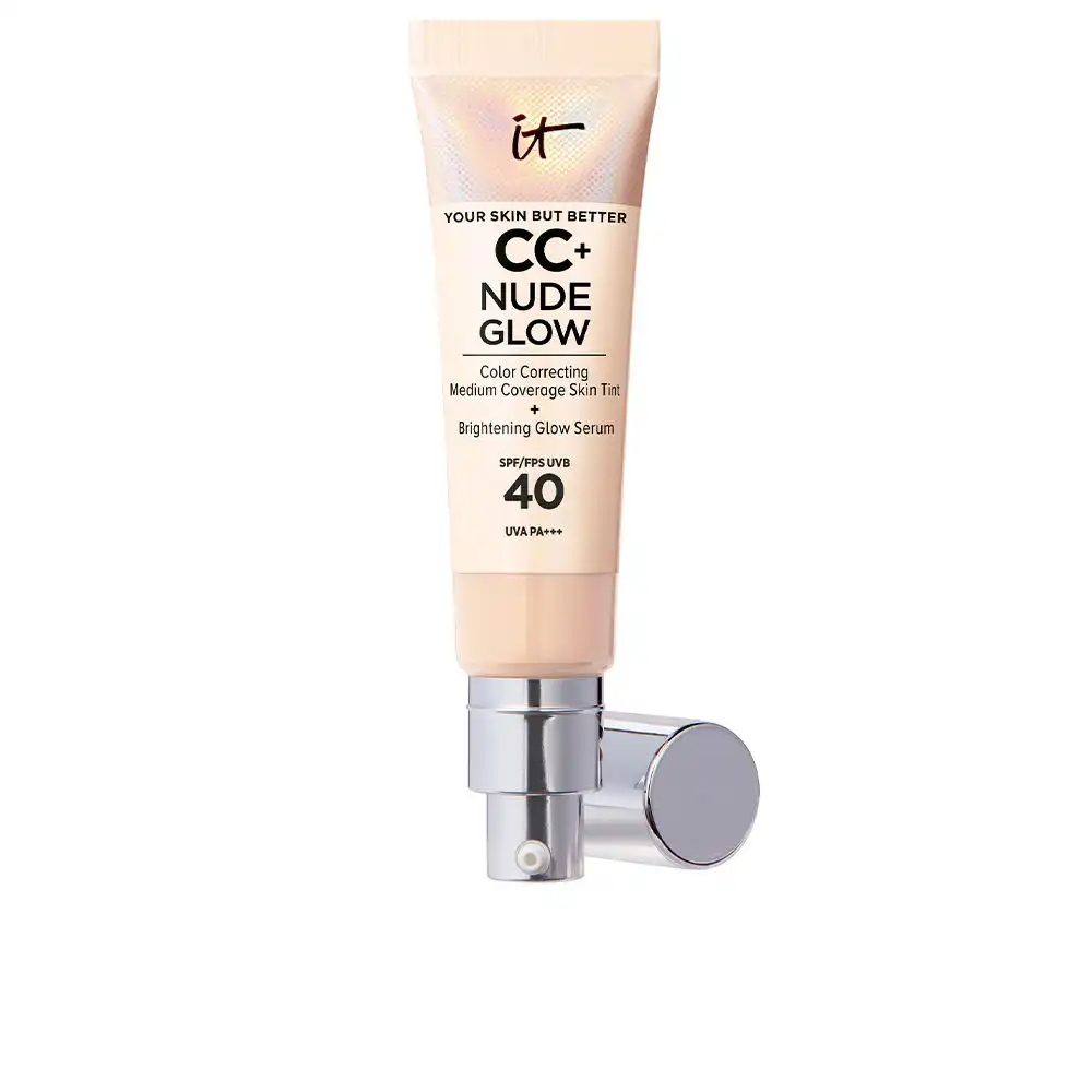 CC+ Nude Glow lightweight foundation + glow serum SPF40 #light - IT Cosmetics - Comparador de precios