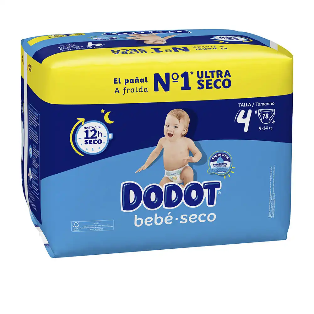 Dodot Etapas talla 4 pañales 9-14 kg 78 u - Dodot - Comparador de precios