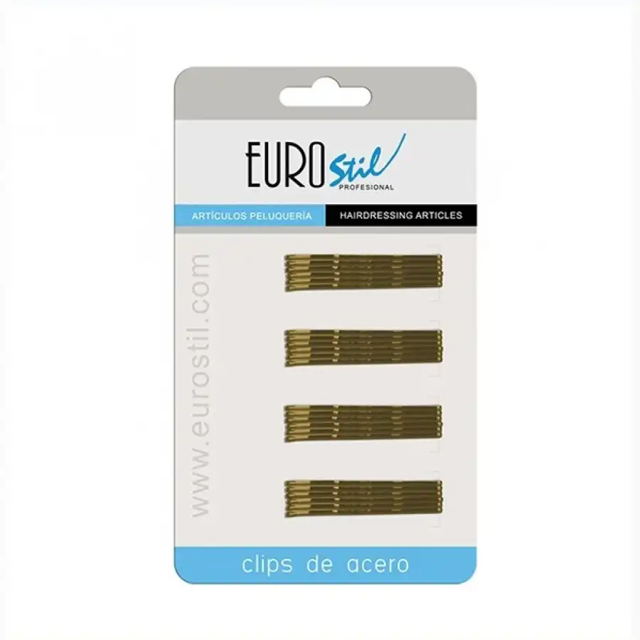 Eurostil Cartón 24 Clips Ondulados Bronce 50mm 1 UN 1.0 pieces - Eurostil - Comparador de precios