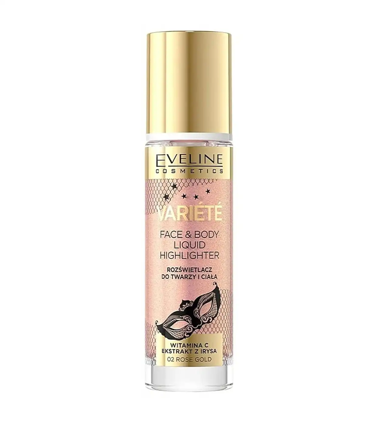 Eveline Cosmetics - Iluminador facial y corporal Variété - 02: Rose Gold - Eveline Cosmetics - Comparador de precios