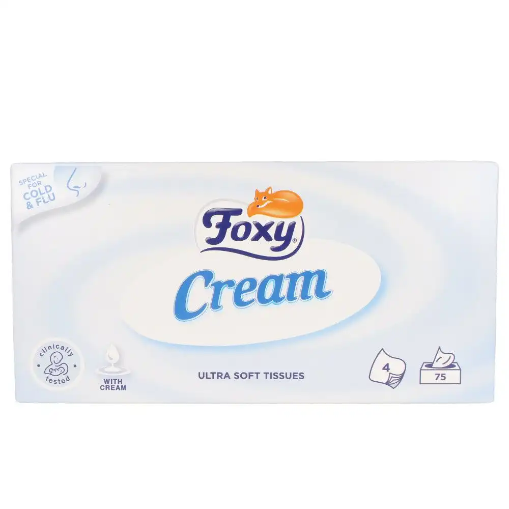 Facial Cream pañuelos pieles sensibles 75 u - FOXY - Comparador de precios