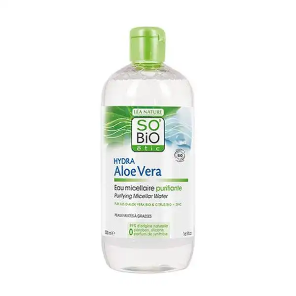 Hydra Aloe Vera Eau Micellaire Purificante - SOBIO - Comparador de precios