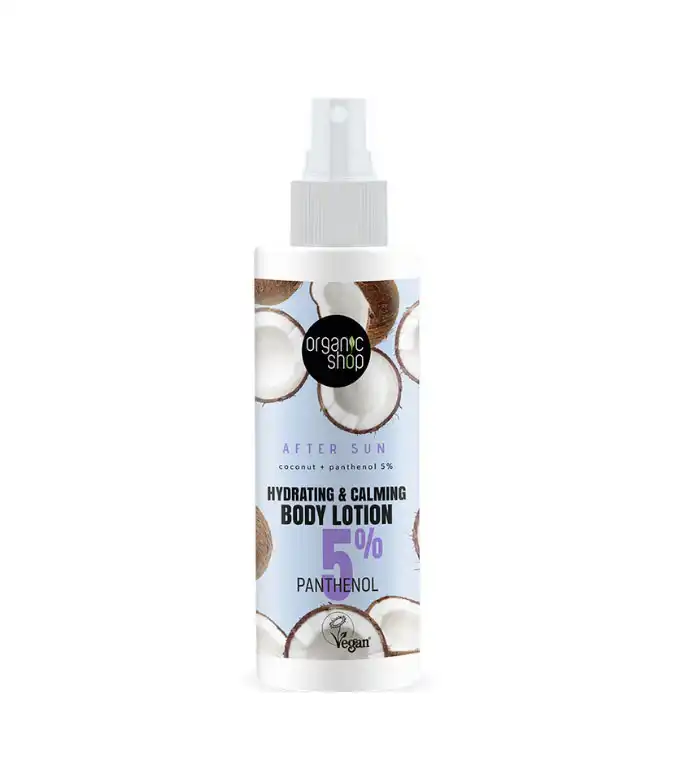 Organic Shop - Loción After Sun hidratante y calmante Coco + Panthenol 5% - 150 ml - Organic Shop - Comparador de precios