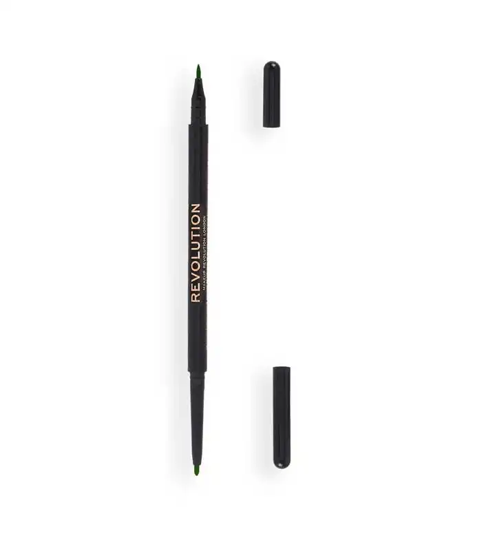 Revolution - Delineador de ojos Felt & Kohl Precision Dual Liner - Green - Makeup Revolution - Comparador de precios