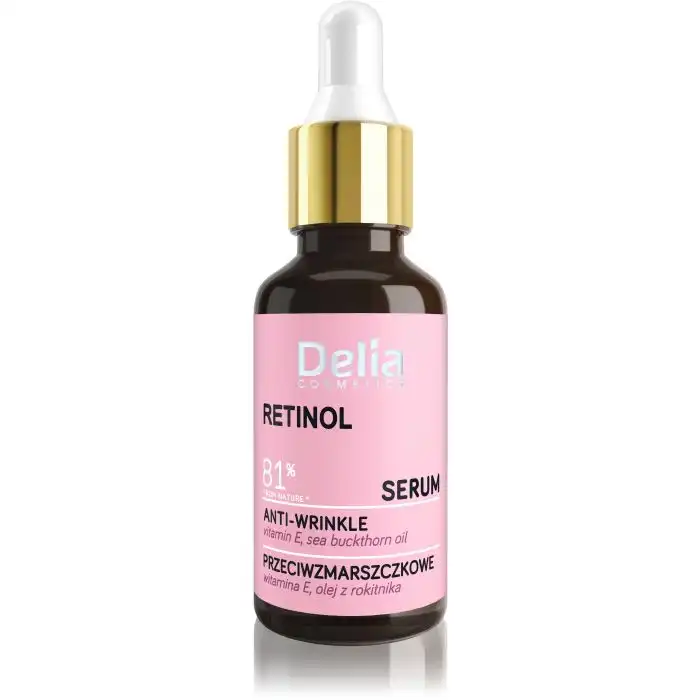 Sérum Anti-Arrugas Retinol para Rostro, Cuello y Escote 30 ml - Delia - Comparador de precios