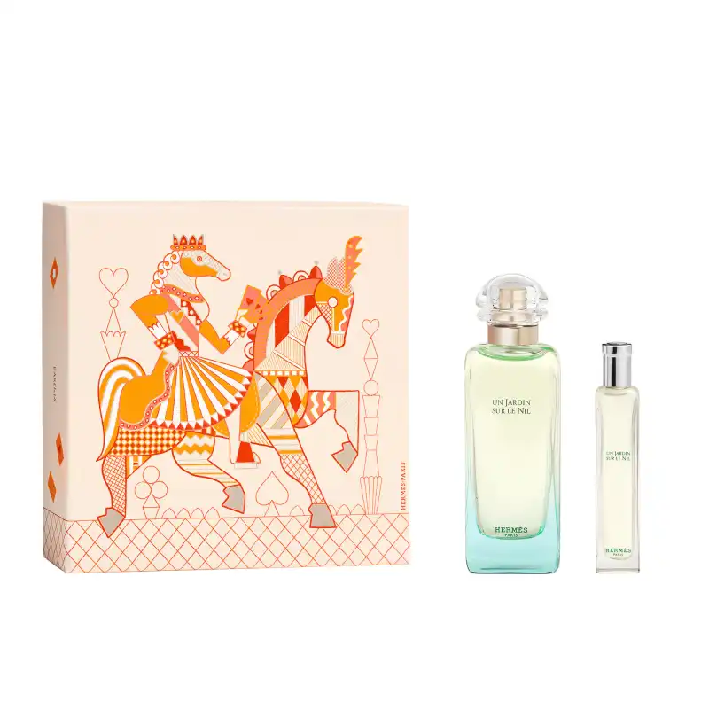 Set Un Jardin Sur Le Nil Eau De Toilette 100 Ml + 15 Ml - Hermès - Comparador de precios