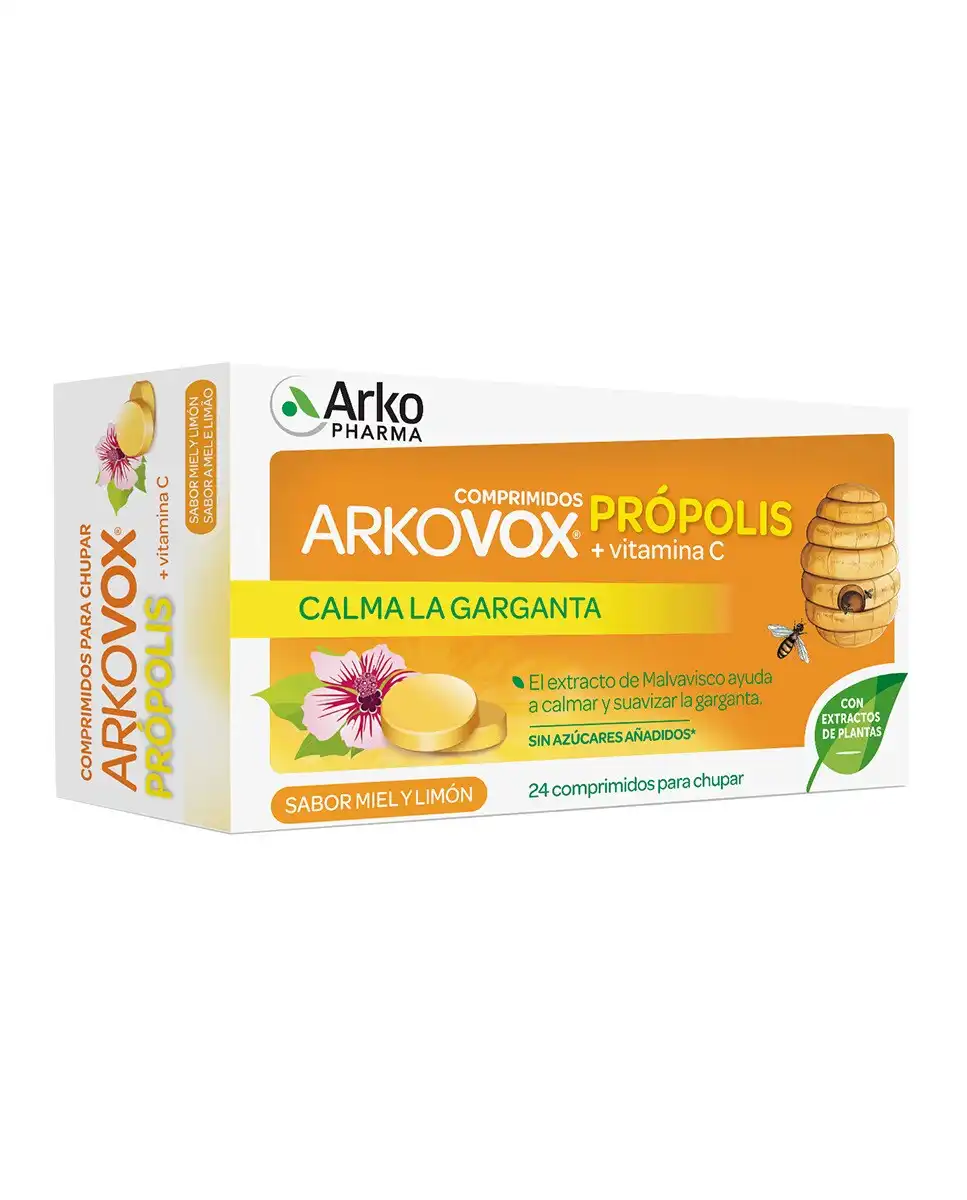 Arkovox - 24 comprimidos Própolis Miel-Limón Arkovox. - Arkovox - Comparador de precios