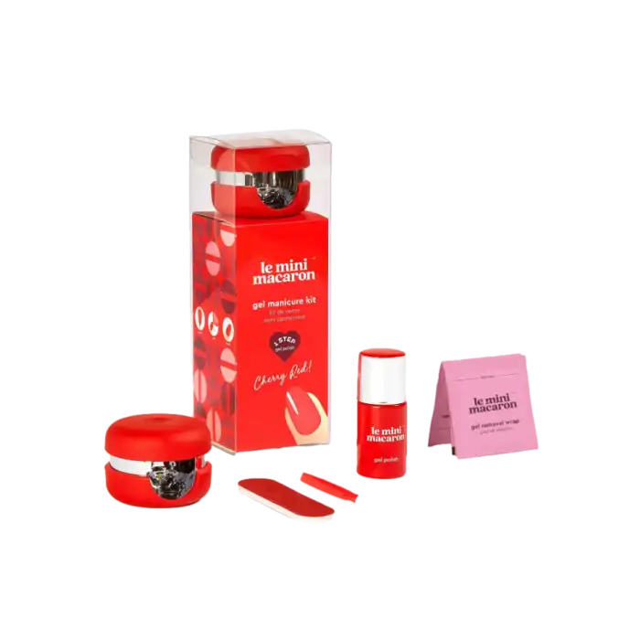 Cherry Red Kit de Manicura Semipermanente - Le Mini Macaron - Comparador de precios