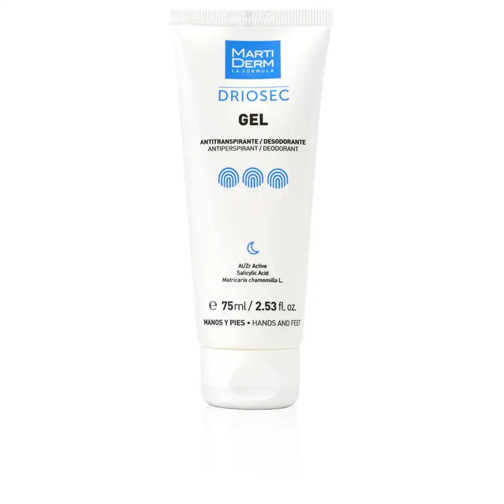 Driosec gel antitranspirante para manos y pies 75 ml - MartiDerm - Comparador de precios