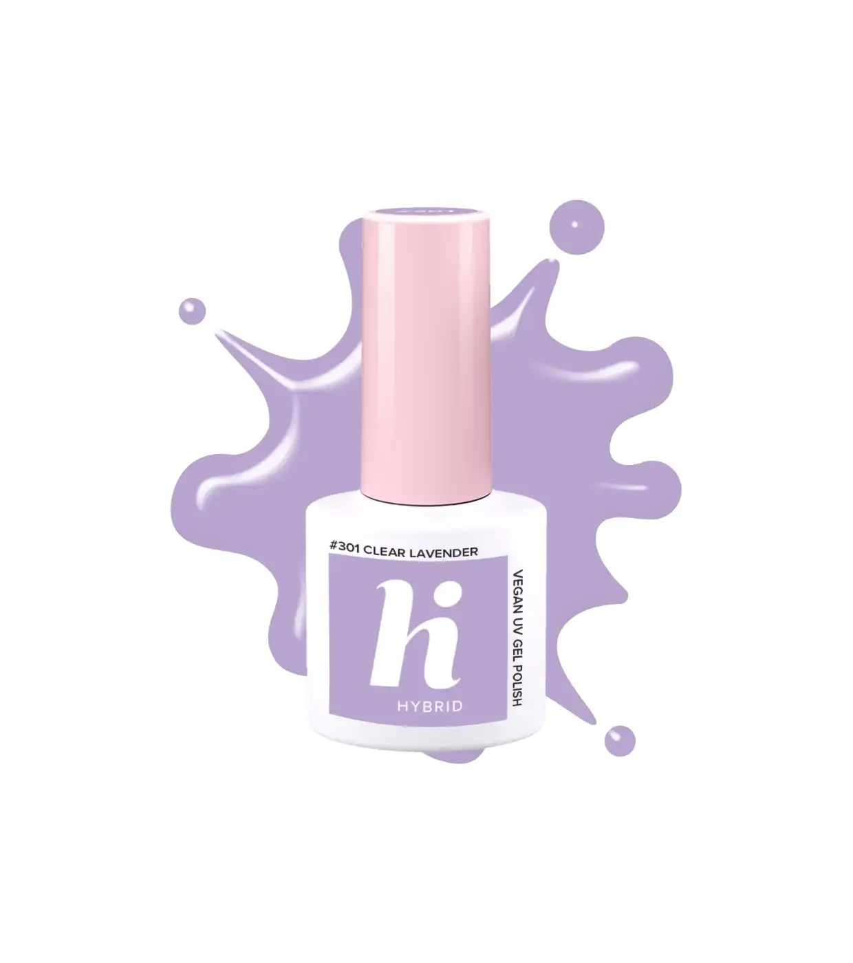 Hi Hybrid - Esmalte de uñas semipermanente - 301: Clear Lavender - Hi Hybrid - Comparador de precios