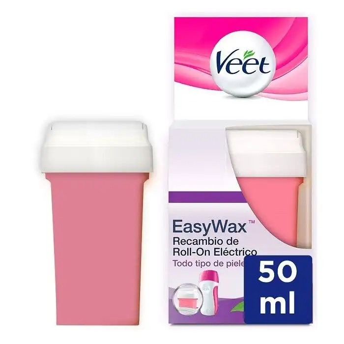 Recambio Roll-On Eléctrico EasyWax Todo Tipo de Pieles 50 ml - Veet - Comparador de precios