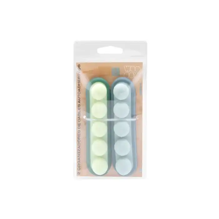 Set 2 Organizadores de Cables Autoadhesivos - Woo oow - Comparador de precios