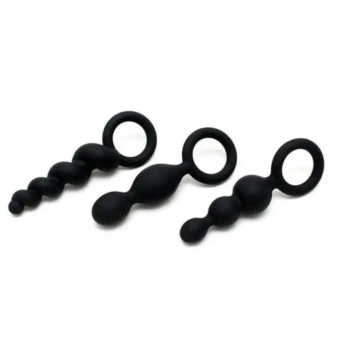 Set 3 Plugs Black - SATISFYER - Comparador de precios