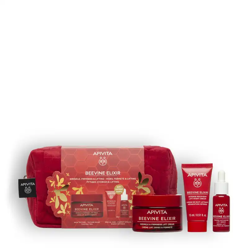 Set Beevine Elixir Crema Rica 50ml + Regalo Sérum 10ml + Crema Noche 15ml - Apivita - Comparador de precios